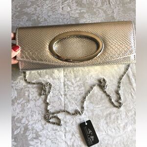 Elegant Silver Clutch Bag